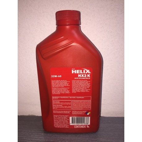 SHELL HELIX HX3 25W60 - 1 LITRO