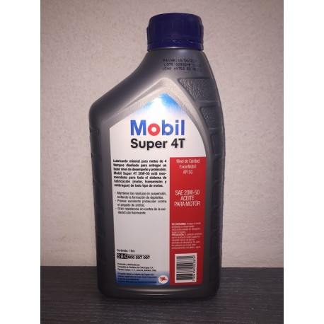 MOBIL SUPER 4T 20W50 - 1 LITRO