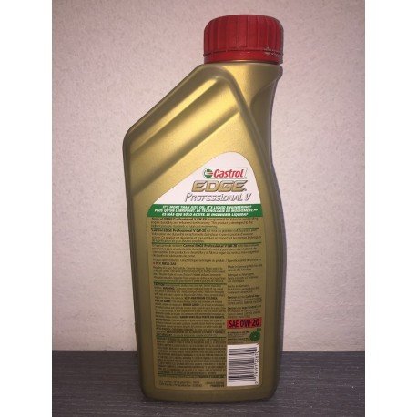 CASTROL EDGE 0W20 SINTÉTICO - 1 LITRO