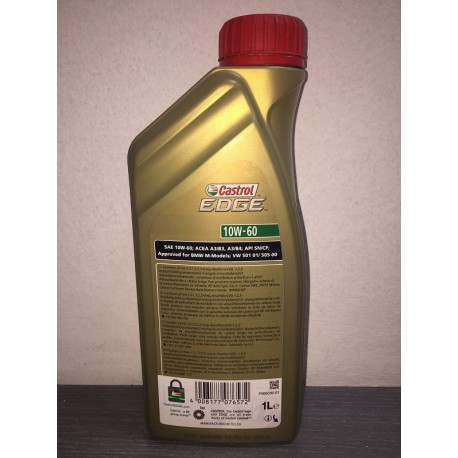CASTROL EDGE 10W60 SINTÉTICO - 1 LITRO