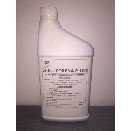 ACEITE REENVASADO SHELL CORENA P-100 - 1 LITRO