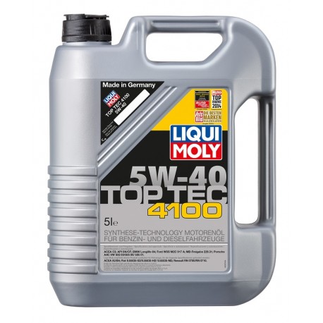 LIQUIMOLY TOP TEC 5W40 4100 SINTÉTICO - 5 LITROS