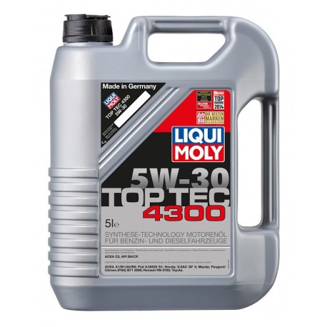 LIQUIMOLY TOP TEC 5W30 4300 SINTÉTICO - 5 LITROS