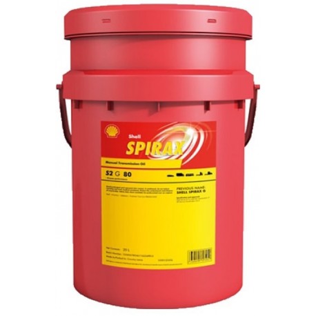 SHELL SPIRAX S2G 80W - 19 LITROS