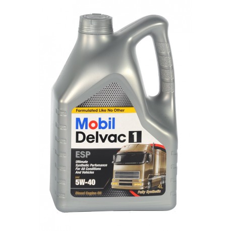 MOBIL DELVAC 1 ESP 5W40 SINTÉTICO - 4 LITROS