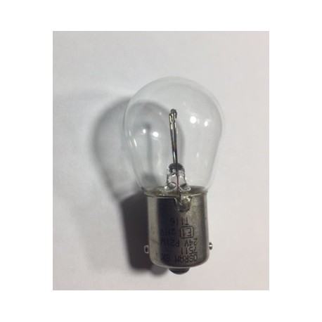 AMPOLLETA OSRAM 24V 1 CONTACTO PATA PAREJA