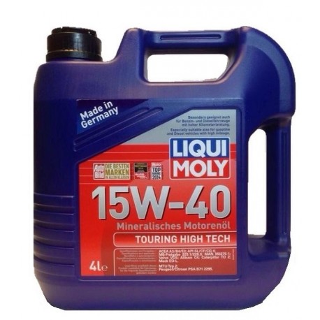 LIQUIMOLY 15W40 TOURING HIGH TECH - 4 LITROS