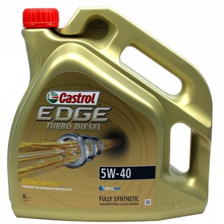 CASTROL EDGE TURBO DIESEL 5W40 SINTÉTICO - 4 LITROS