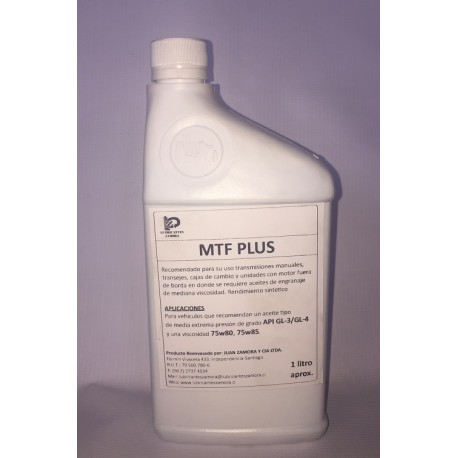 ACEITE REENVASADO MTF PLUS 75W80 / 75W85 SINTÉTICO - 1 LITRO