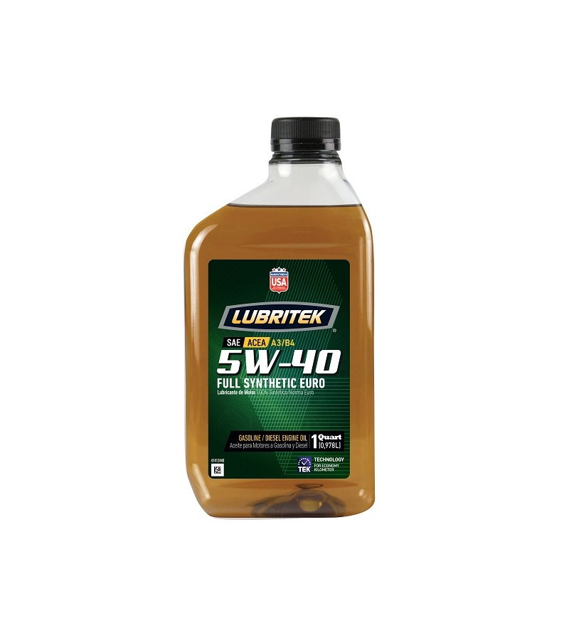 LUBRITEK 5W40 ACEA A3/B4 SINTÉTICO - 946CC