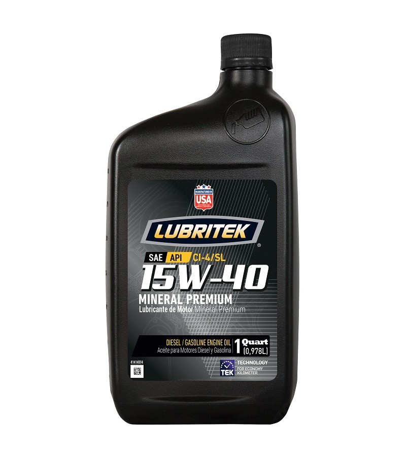 LUBRITEK 15W40 CI-4/SL - 946CC