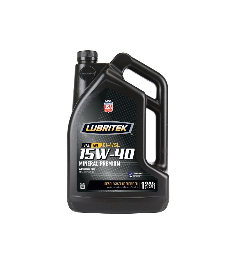LUBRITEK 15W40 CI-4/SL - 3,78 LITROS