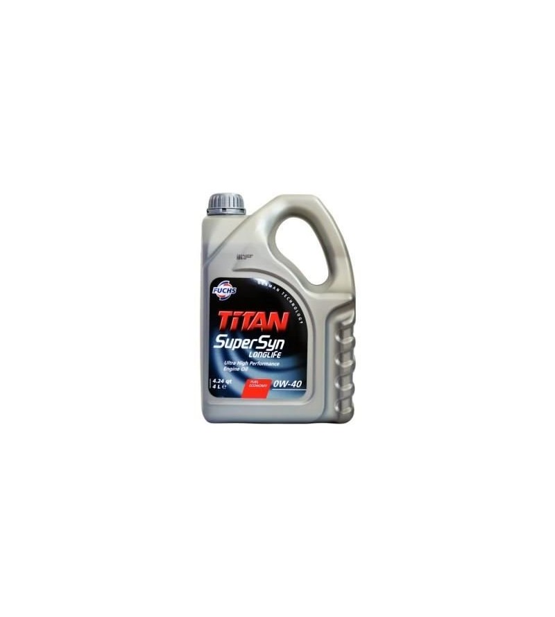 FUCHS TITAN  SUPERSYN 0W40 SINTÉTICO - 5 LITROS