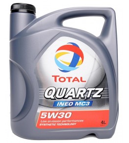 TOTAL QUARTZ INEO MC3 5W30 SINTETICO - 4 LITROS