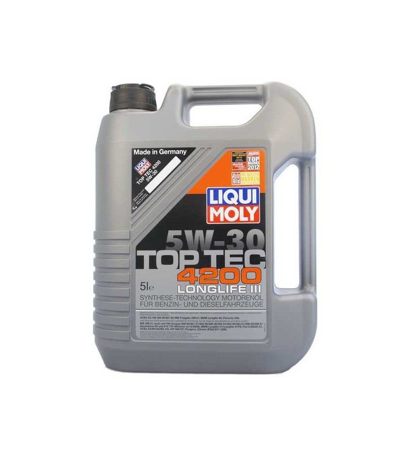 LIQUIMOLY TOPTEC 4200 5W30 SINTÉTICO - 5 LITROS