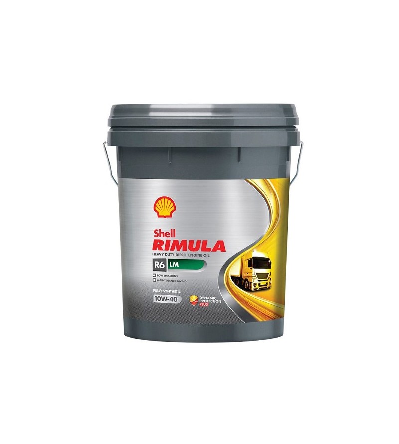 SHELL RIMULA R6 LM 10W40 SINTÉTICO - 20 LITROS