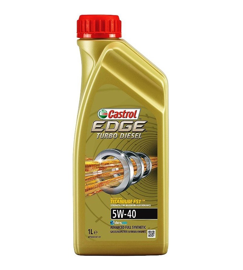 CASTROL EDGE TURBO DIESEL 5W40 SINTÉTICO - 1 LITRO