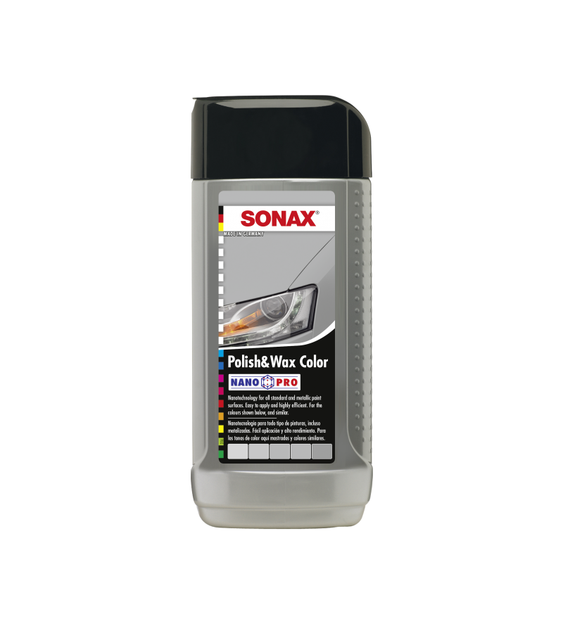 SONAX POLISH WAX COLOR CERA GRIS - 500 ML
