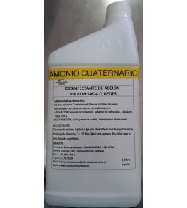 AMONIO CUATERNARIO - DESINFECTANTE - 1 LITRO