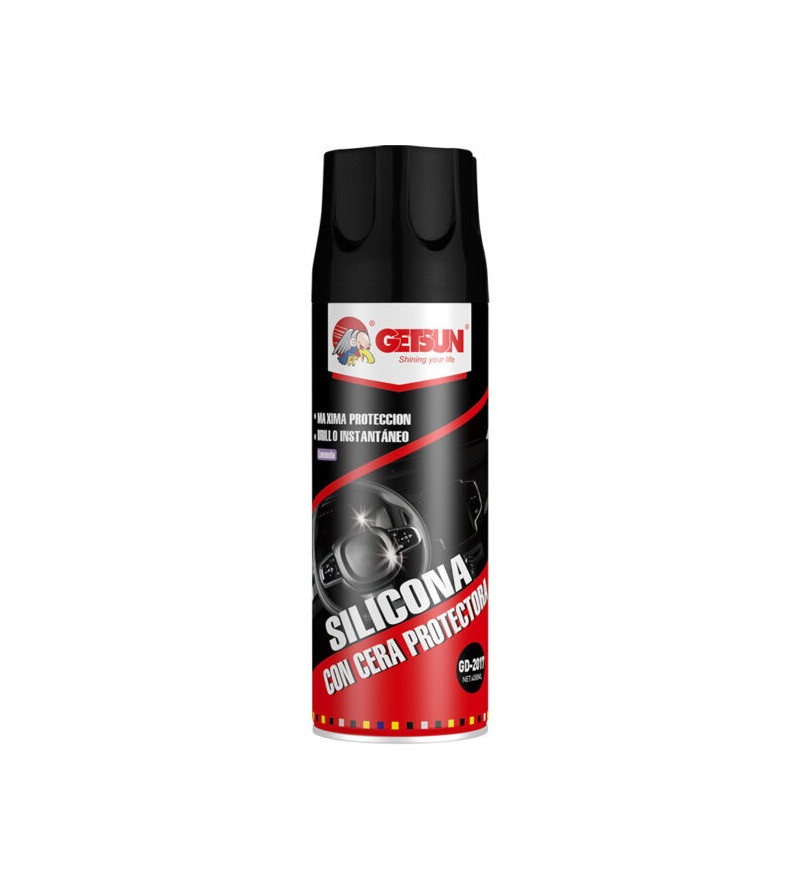 GETSUN SILICONA CON CERA PROTECTORA - 450 ML