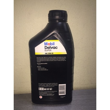 MOBIL DELVAC SUPER 20W50 MINERAL - 1 LITRO