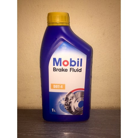 LIQUIDO DE FRENOS MOBIL DOT 4 - 1 LITRO